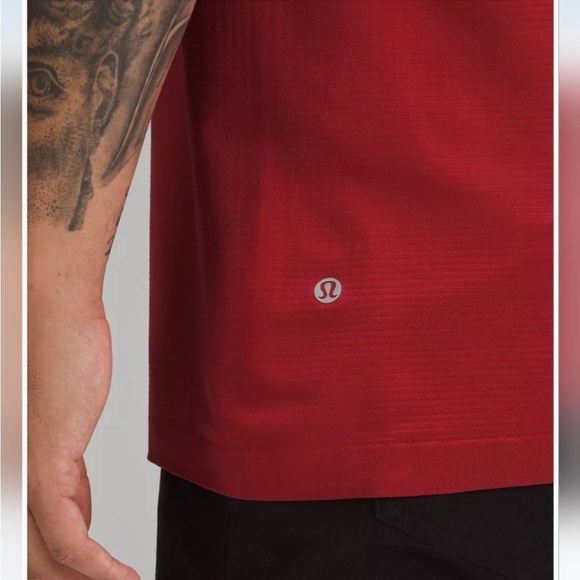 Metal Vent Tech Polo - Sport Red - Picture 4 of 5